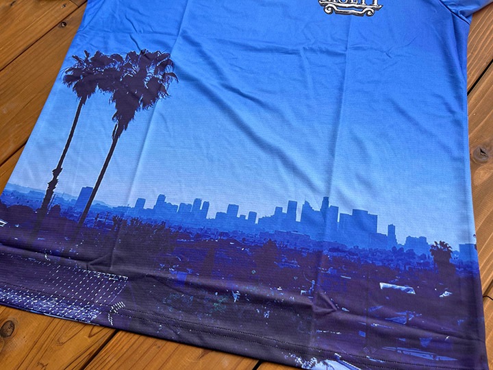 NICETY Φξ dry fit Tshirt (point of view) blue
