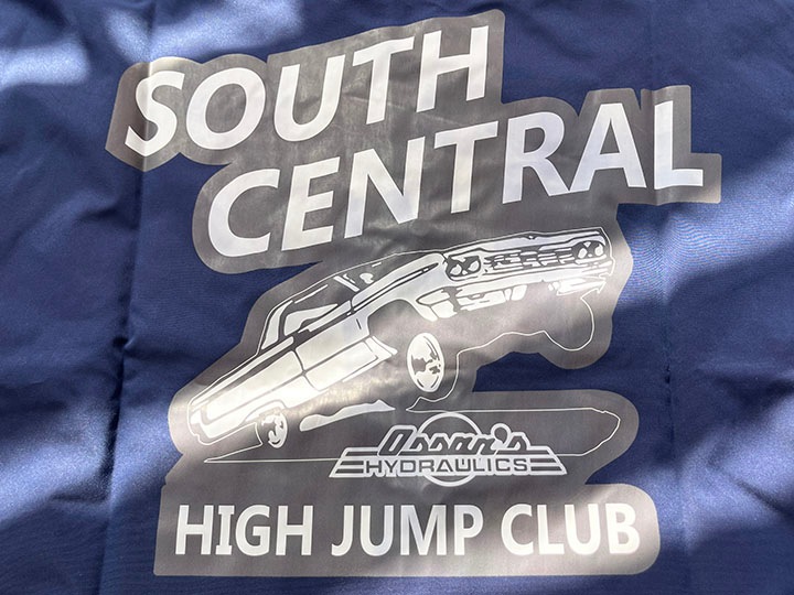 OSSANTHEHOOD coach jacket (highjump) / light navy