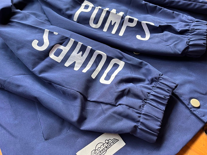 OSSANTHEHOOD coach jacket (highjump) / light navy