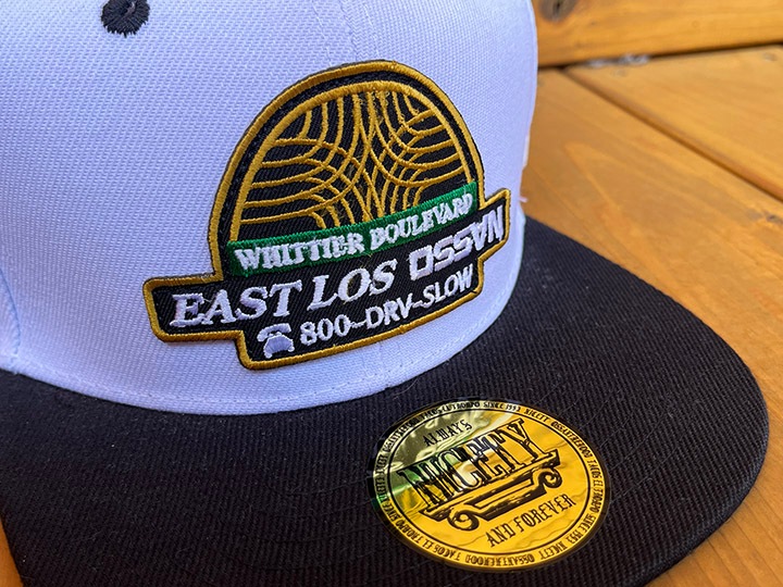 OSSANTHEHOOD snapback cap (eastlos) / black & white