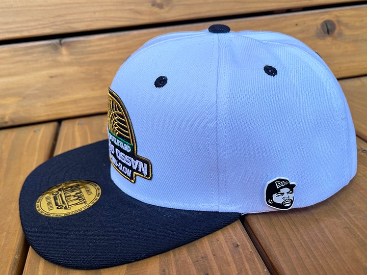 OSSANTHEHOOD snapback cap (eastlos) / black & white