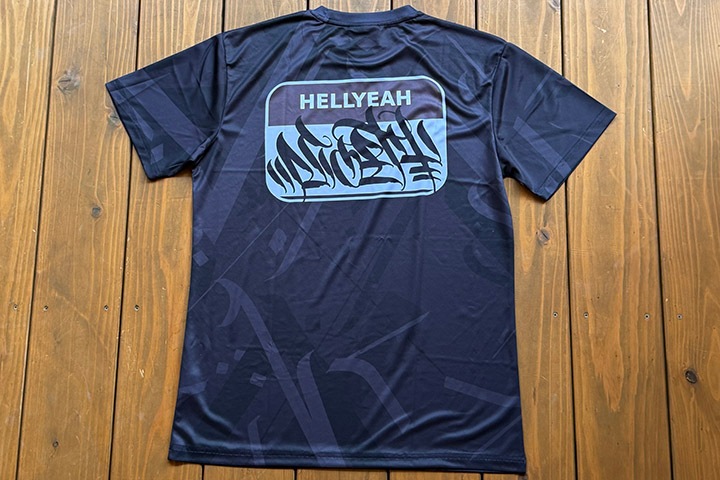 NICETY ��Φξ�� dry fit Tshirt (hellyeah) / black all over