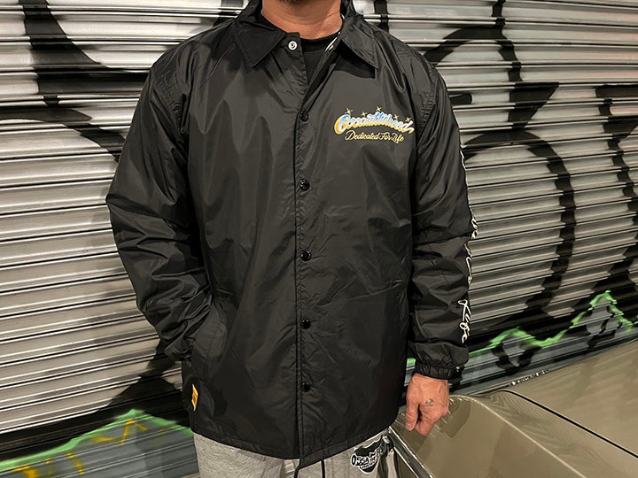 OSSANTHEHOOD coach jacket (ʡ) / black