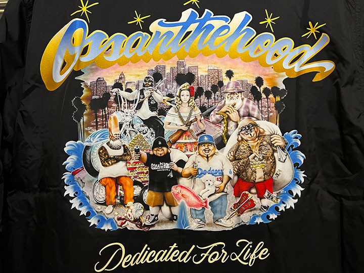 OSSANTHEHOOD coach jacket (ʡ) / black