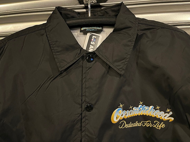 OSSANTHEHOOD coach jacket (ʡ) / black