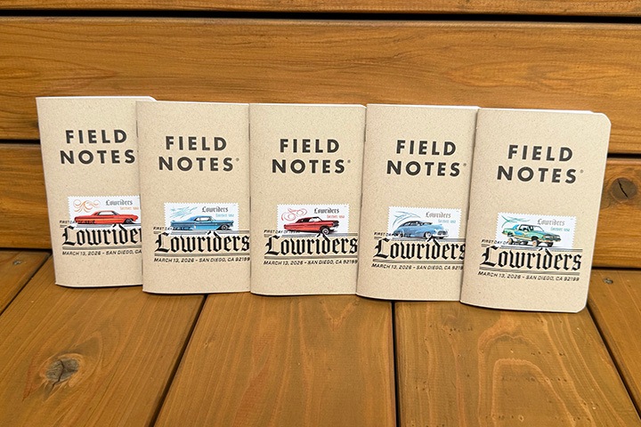 USPS "LOWRIDERS" field notes 