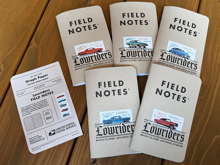 USPS "LOWRIDERS" field notes 