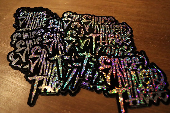 NICETY "SINCE NINETY THREE" glitter sticker