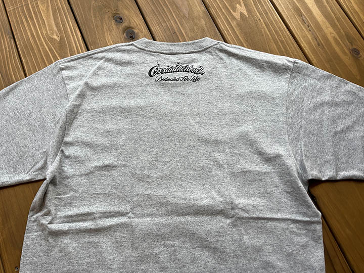 OSSANTHEHOOD 7.2oz heavyweight Tshirt (rim) / gray