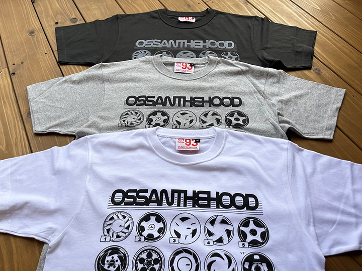 OSSANTHEHOOD 7.2oz heavyweight Tshirt (rim) / gray