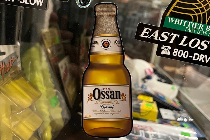 OSSANTHEHOOD air freshener & vinyl sticker set (water)