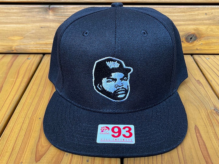 OSSANTHEHOOD snapback cap (og face) / black 