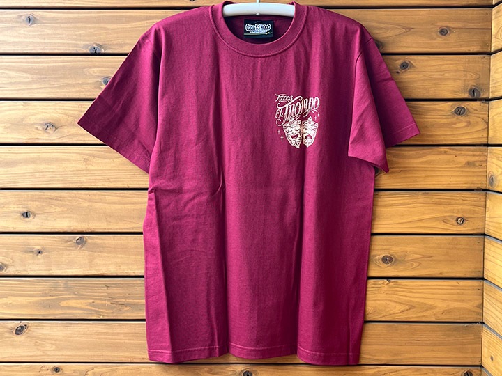 Tacos El Trompo Tshirt (trompo) / burgandy