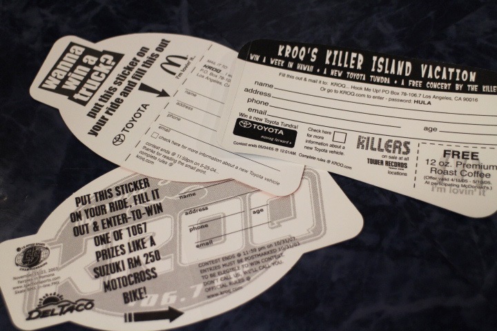 KROQ vintage sticker (2003)