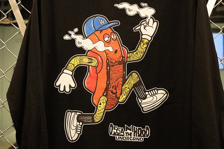 OSSANTHEHOOD longsleeve Tshirt (fosho) / black