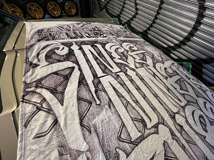 NICETY "since ninety three" big blanket