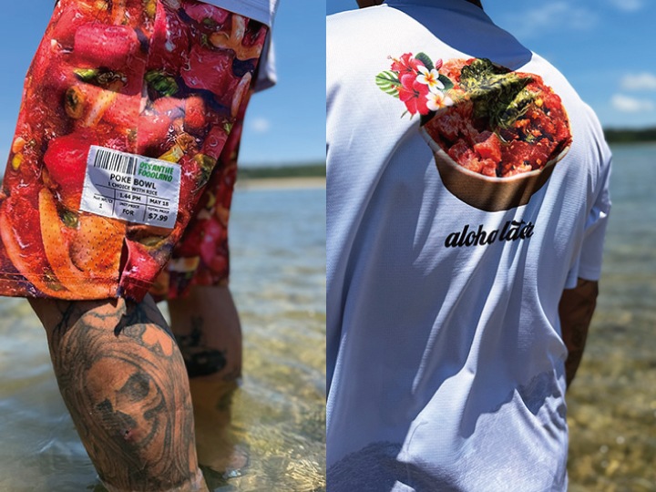 OSSANTHEHOOD ��Φξ�� dry fit Tshirt (aloha later)