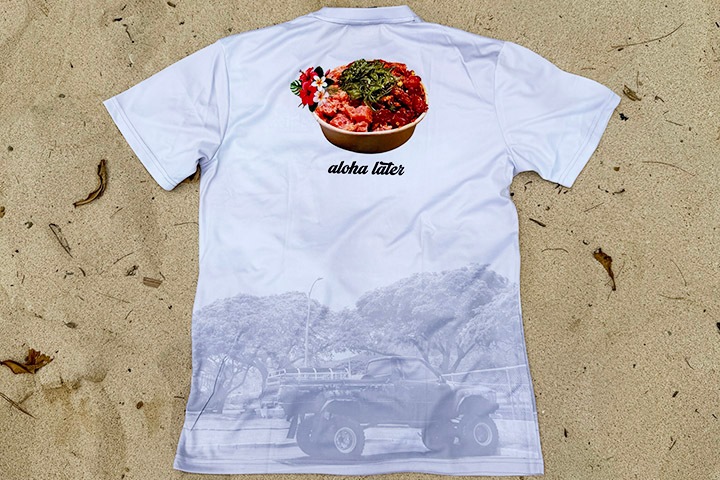 OSSANTHEHOOD ��Φξ�� dry fit Tshirt (aloha later)