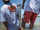 OSSANTHEHOOD ��Φξ�� dry fit Tshirt (aloha later)