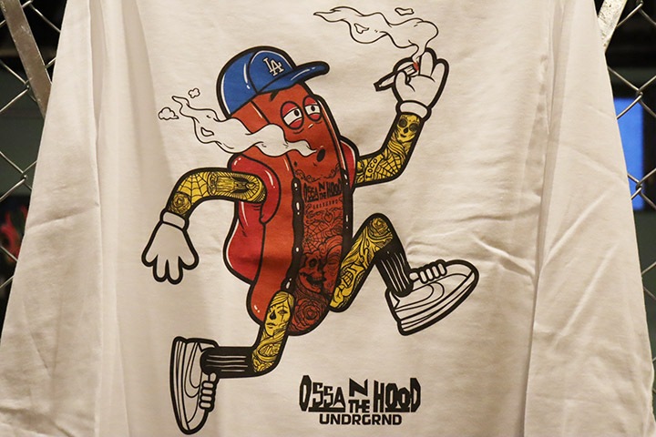 OSSANTHEHOOD longsleeve Tshirt (fosho) / white