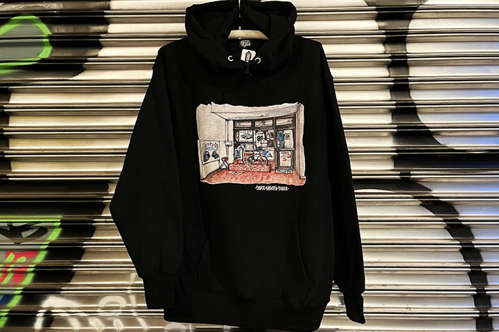 NICETY 12oz pullover hood (1996) / black
