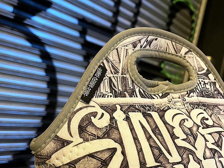 NICETY "since ninety three" neoprene zipper bag