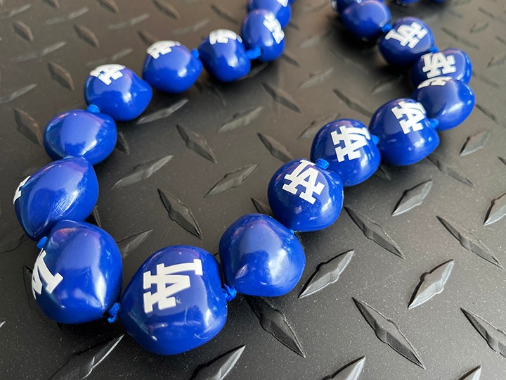 custom kukui lei (LA) / blue