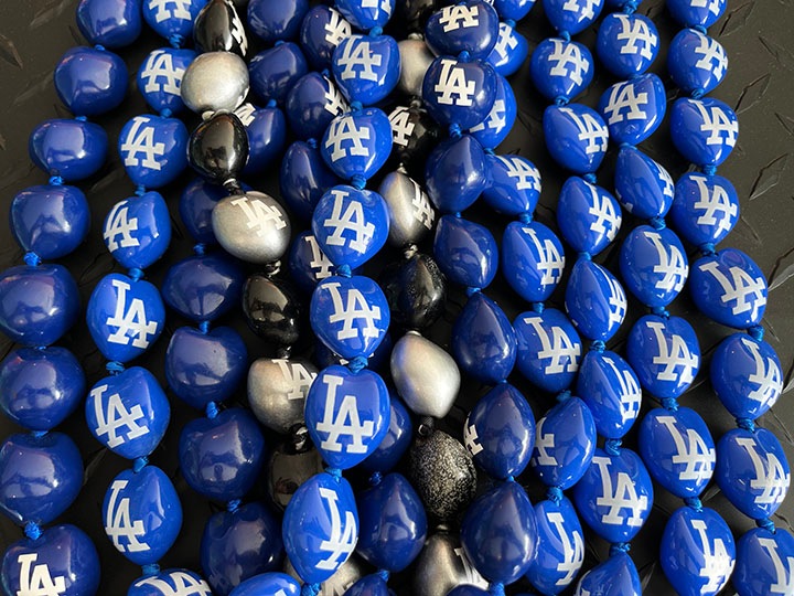 custom kukui lei (LA) / blue