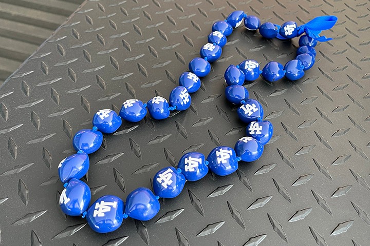 custom kukui lei (LA) / blue