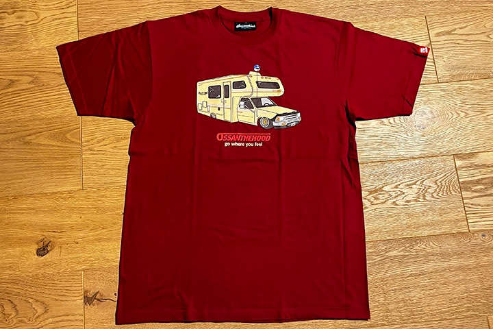 OSSANTHEHOOD Tshirt (lo-bago) / burgandy