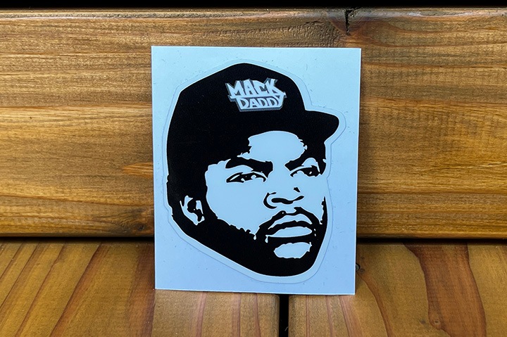 OSSANTHEHOOD vinyl sticker (og face)