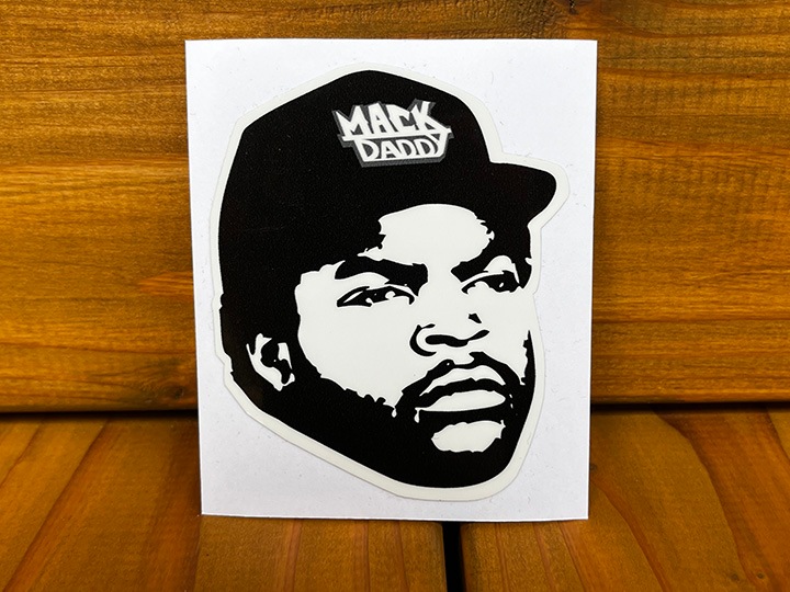 OSSANTHEHOOD vinyl sticker (og face)