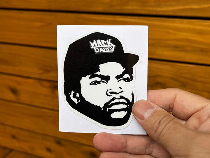 OSSANTHEHOOD vinyl sticker (og face)