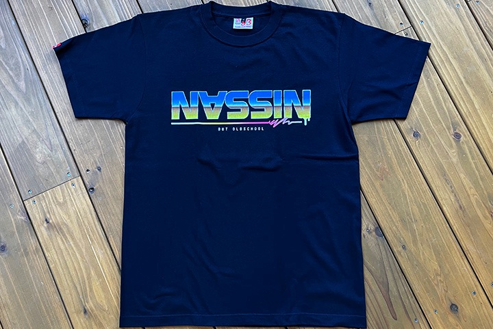 OSSANTHEHOOD 7.2oz heavyweight Tshirt (nassin) / navy