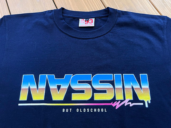 OSSANTHEHOOD 7.2oz heavyweight Tshirt (nassin) / navy