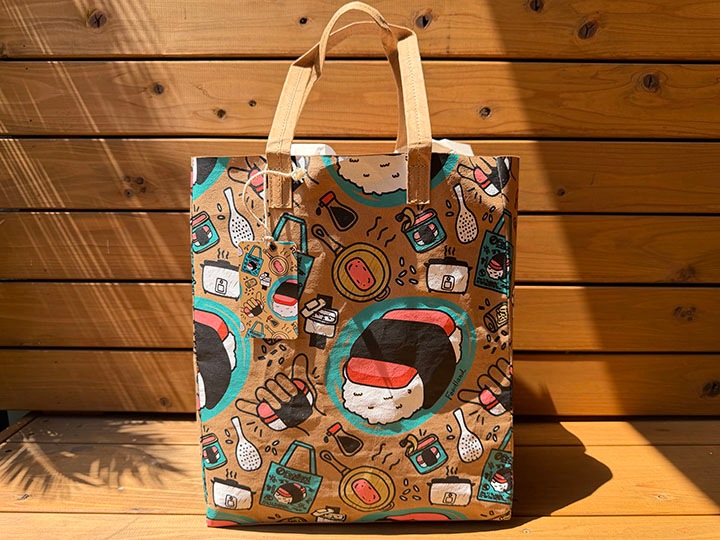 FOOD LAND washable grocery tote bag