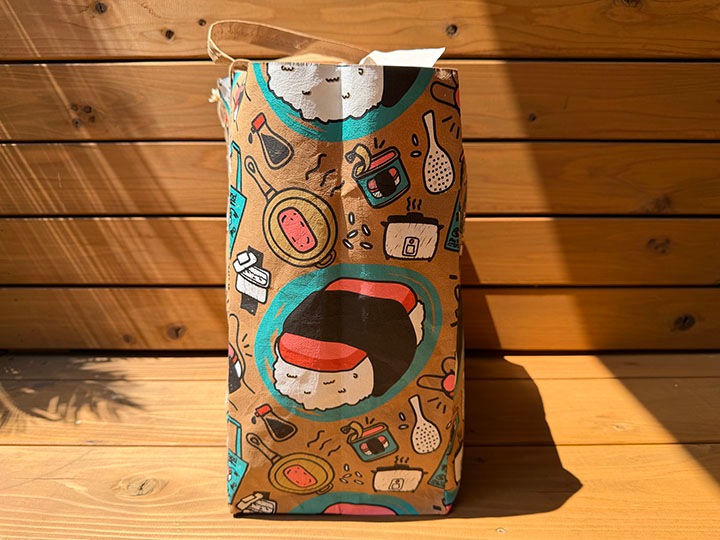 FOOD LAND washable grocery tote bag