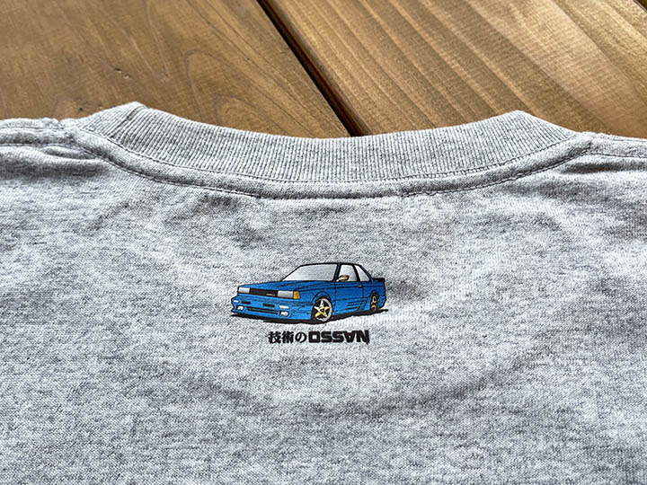 OSSANTHEHOOD 7.2oz heavyweight Tshirt (nassin) / gray