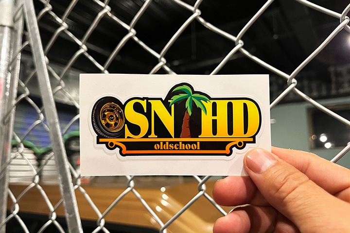 OSSANTHEHOOD vinyl sticker (plaque)