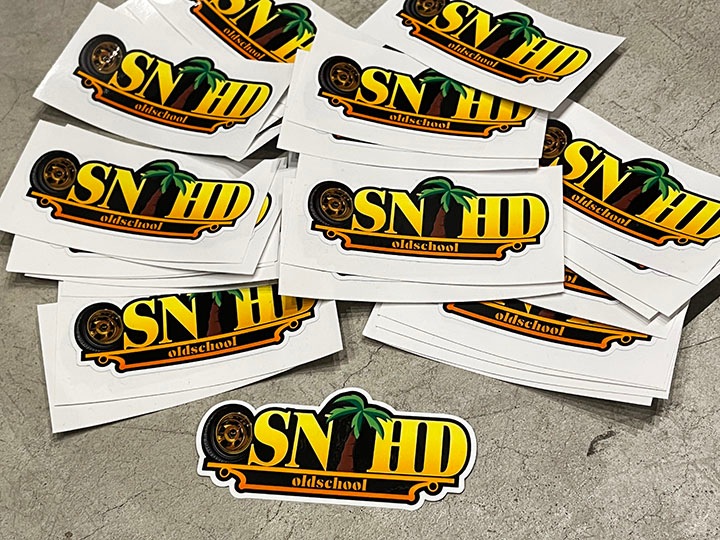 OSSANTHEHOOD vinyl sticker (plaque)