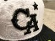 California logo snapback cap / black & white
