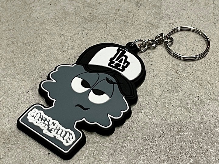 OSSANTHEHOOD pvc keychain (imbig) / gray