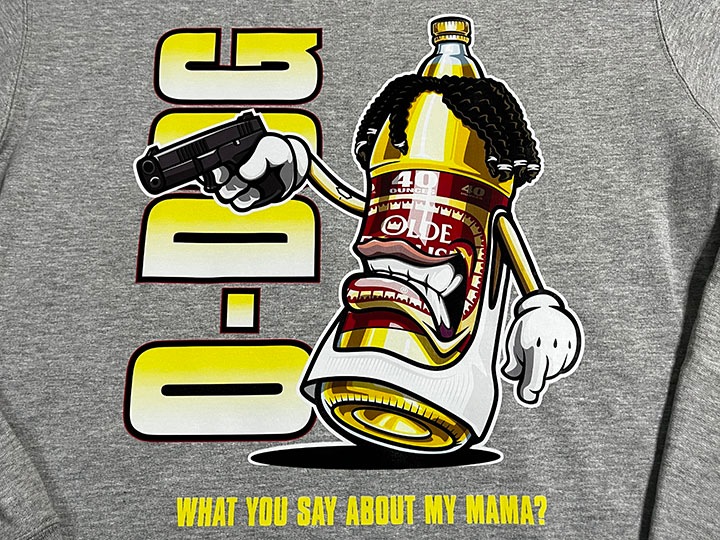 RETRO KINGS 8.5oz crewneck sweat (o-dog) / gray