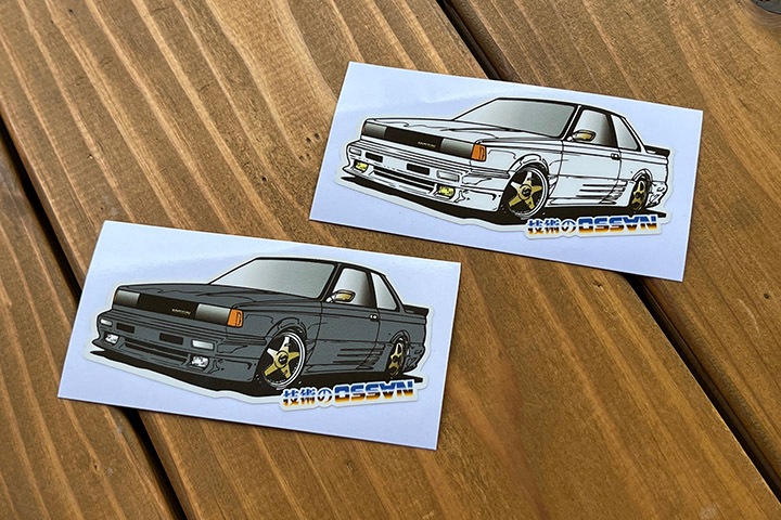 OSSANTHEHOOD vinyl sticker (technic) 