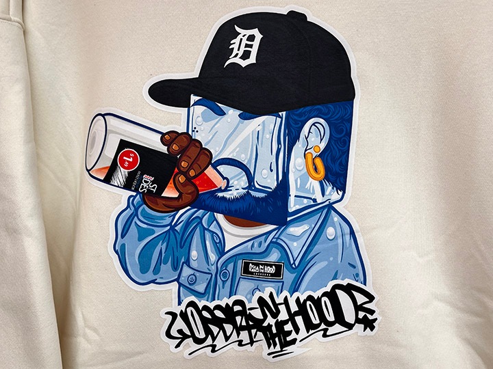 OSSANTHEHOOD 13oz pile lined hoodie (�������Υ��塼��) / off white