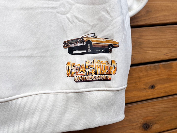 OSSANTHEHOOD 13oz pile lined hoodie (�������Υ��塼��) / off white