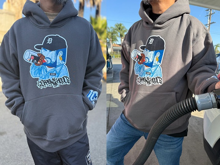 OSSANTHEHOOD 13oz pile lined hoodie (�������Υ��塼��) / off white