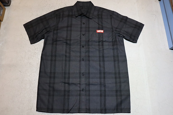 OSSANTHEHOOD check button shirt (vatos) / dark charcol