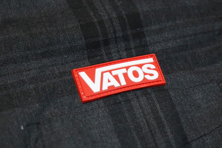 OSSANTHEHOOD check button shirt (vatos) / dark charcol