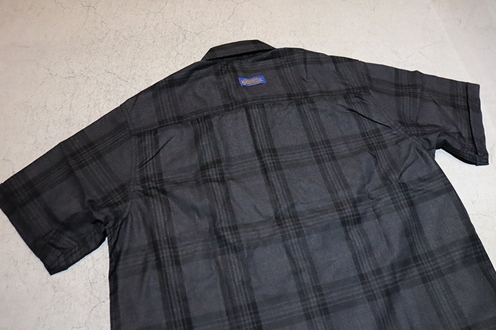 OSSANTHEHOOD check button shirt (vatos) / dark charcol